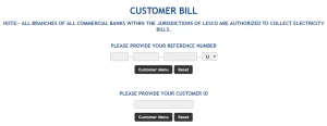 Lesco Bill Online